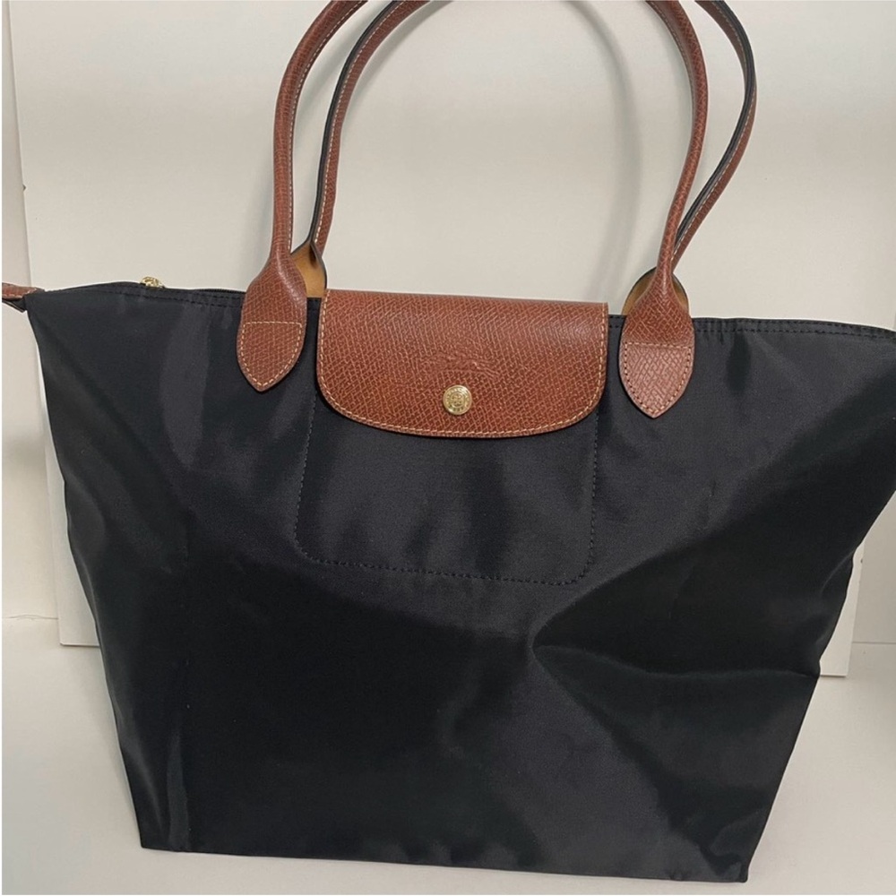 Longchamp black tote bag